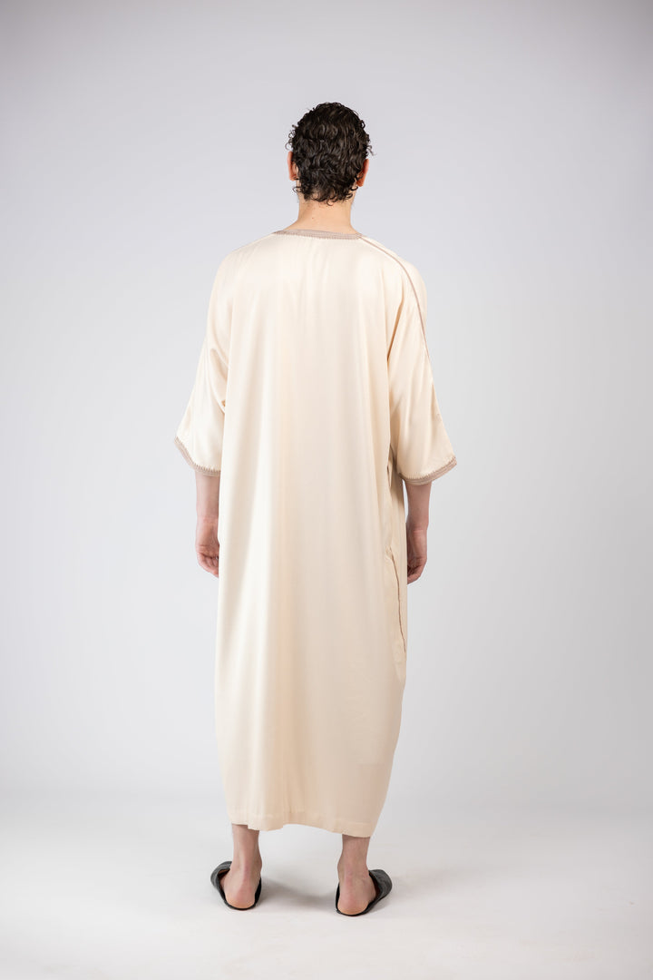 Gandora Gabardine Beige Back Shot