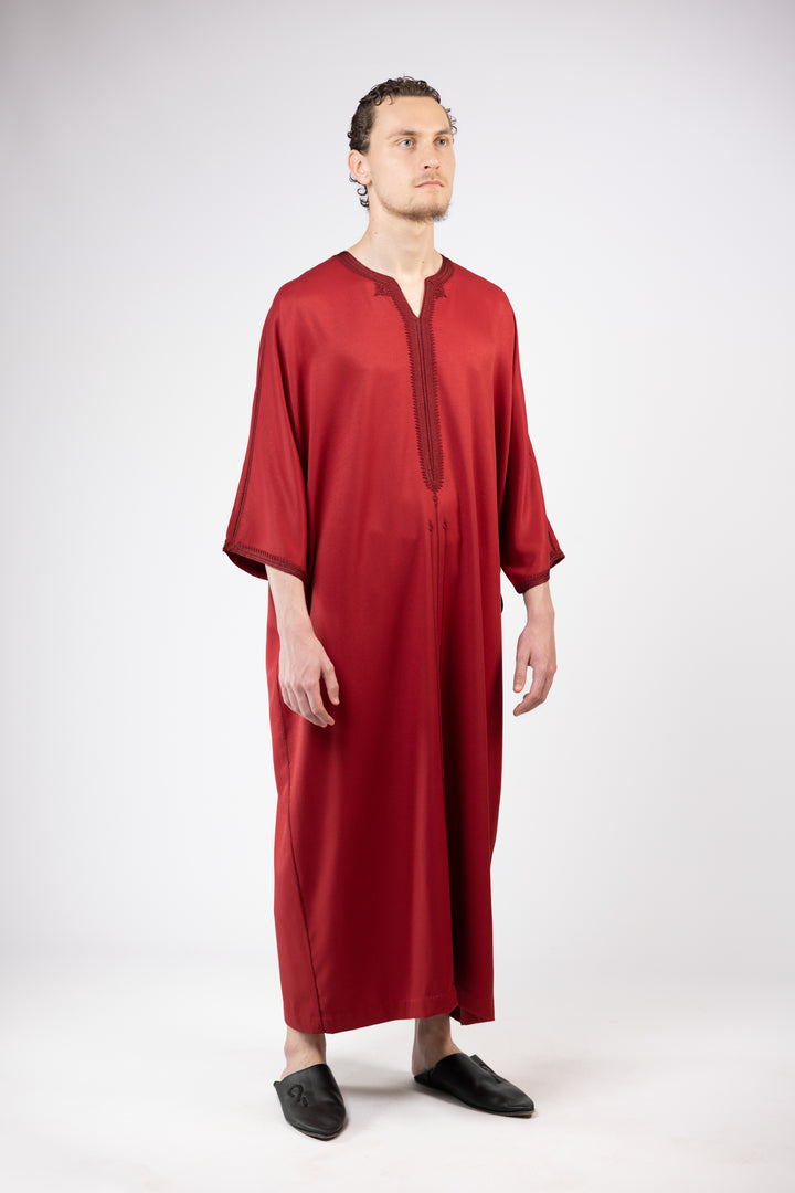 Gandora Gabardine Red Side Shot 2